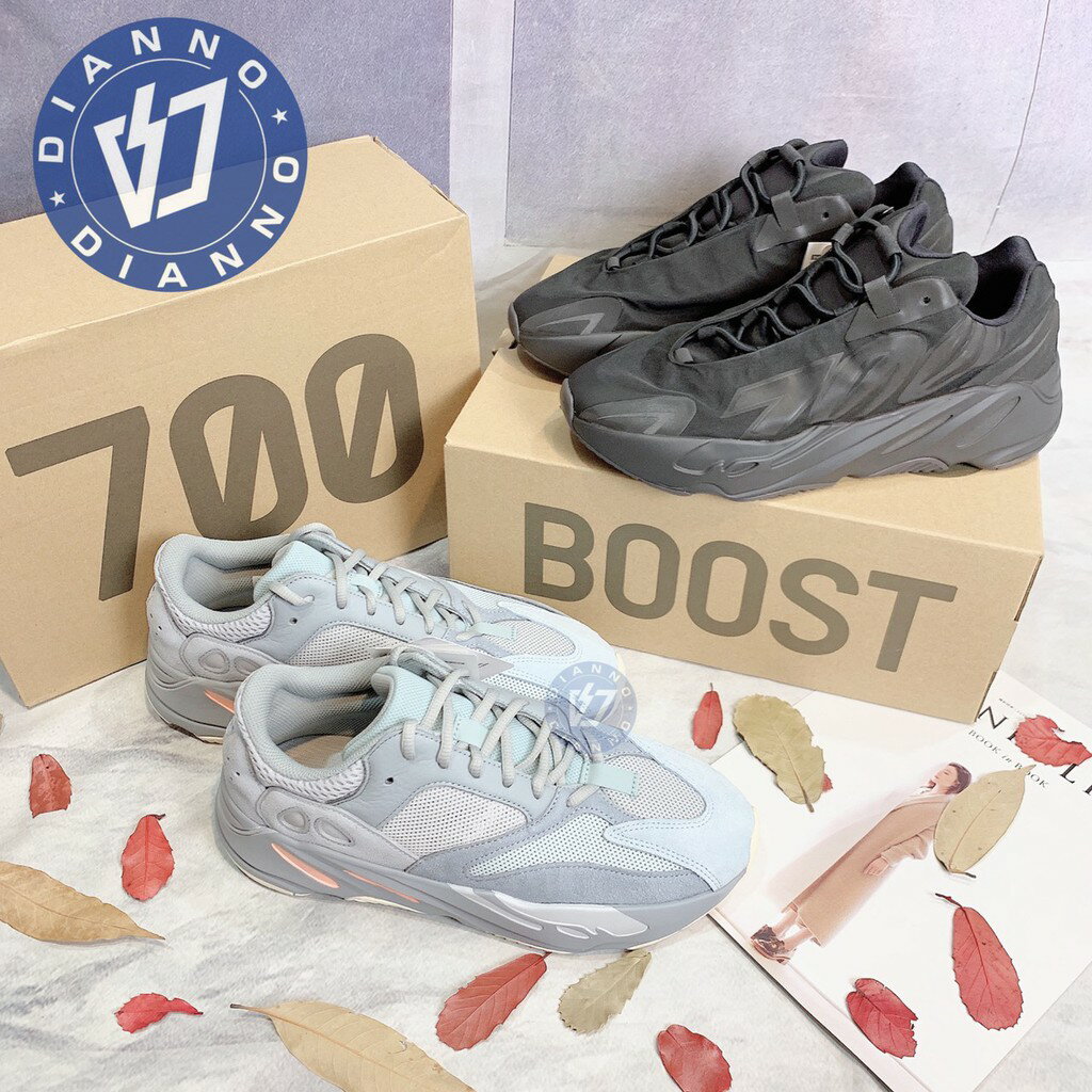 帝安諾-實體店面 Adidas Yeezy Boost 700 Inertia 肯爺 老爹鞋 EG7597 淺灰橘 全黑