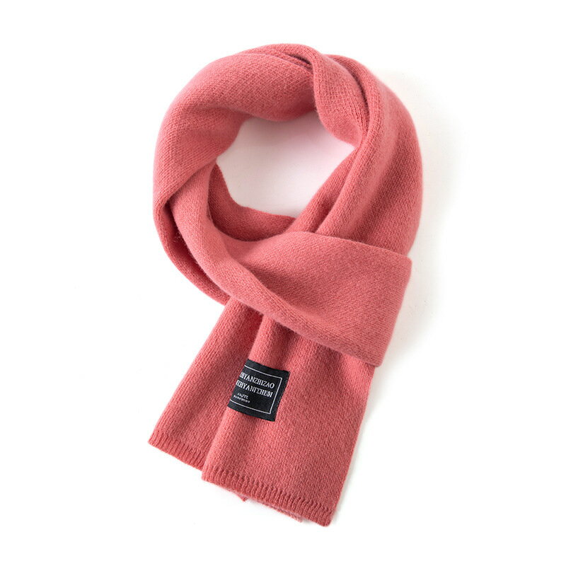 羊毛圍巾披肩-純色簡約百搭保暖男女配件11色74hl1【獨家進口】【米蘭精品】 5