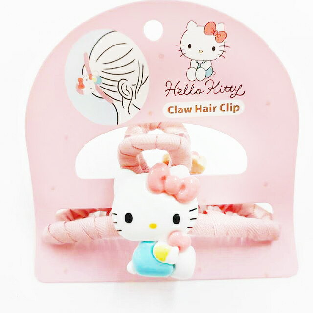【震撼精品百貨】Hello Kitty 凱蒂貓~日本SANRIO三麗鷗 KITTY造型鯊魚夾-動作款*31811 0