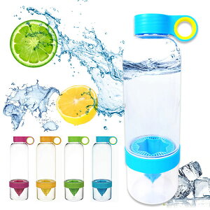 鮮果水瓶(塑膠) 檸檬杯果汁瓶檸檬榨汁瓶榨汁機 運動水壺 隨身杯隨行杯 贈品禮品