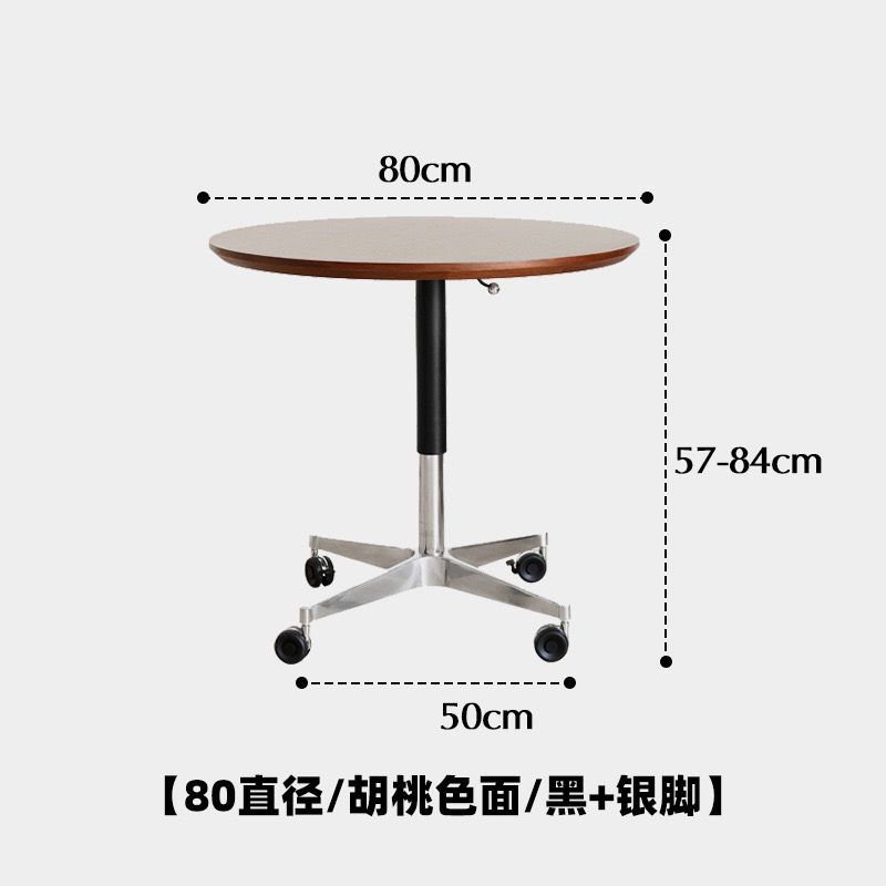 升降多功能茶幾桌 復古輕奢小戶型現代簡約客廳茶幾家用移動升降餐桌圓桌陽臺桌子 6