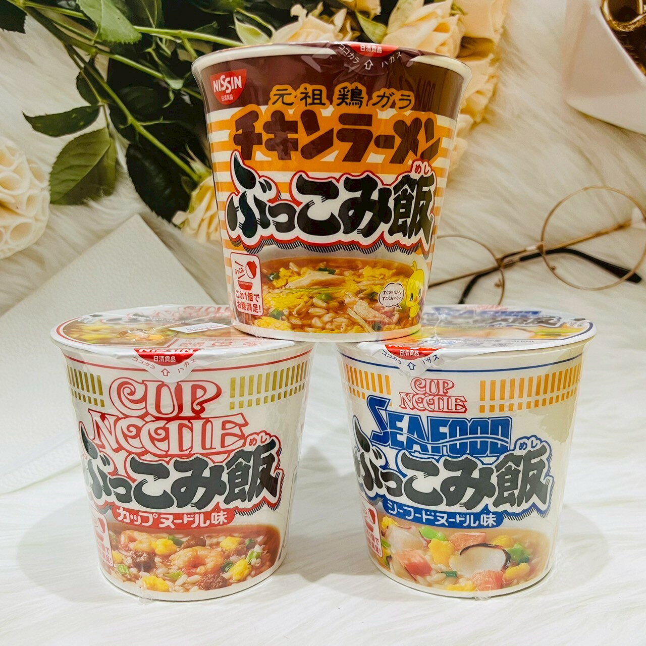日本 Nissin 日清食品 醬油杯飯 海鮮杯飯 元祖雞拉麵口味泡飯 日本泡飯 日本杯飯