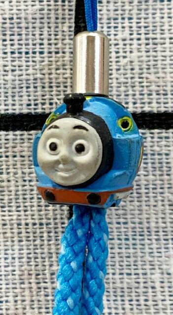 【震撼精品百貨】湯瑪士小火車 Thomas & Friends 湯瑪士手機吊飾/鑰匙圈-藍#84692 震撼日式精品百貨