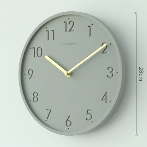 簡約工業風掛鐘：砼與銅11寸數字款 創意水泥工藝品時鐘 北歐鐘表