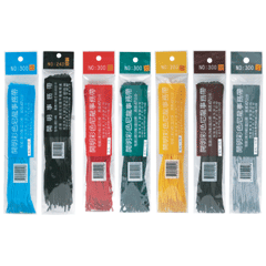 【史代新文具】開明 300 47cm 彩色軟性文書帶/事務帶 (25入/包) 頭有塑膠套