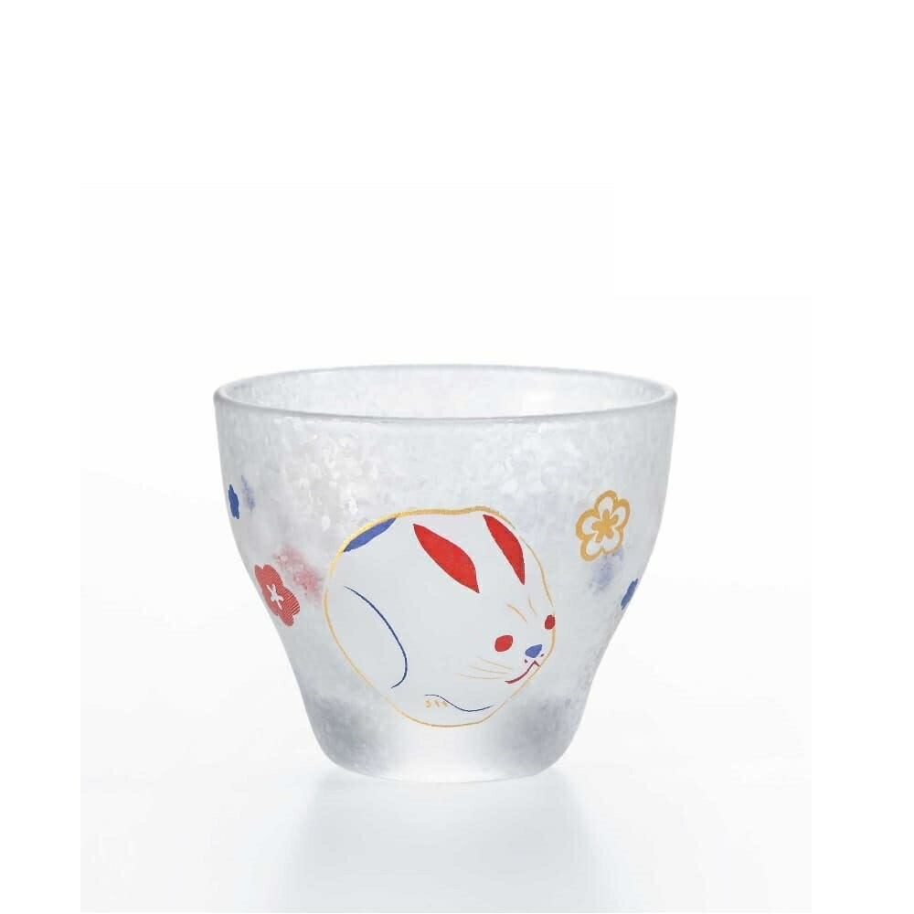 ADERIA 清酒杯(兔)90ml/1入  玻璃杯 小酒杯 清酒杯