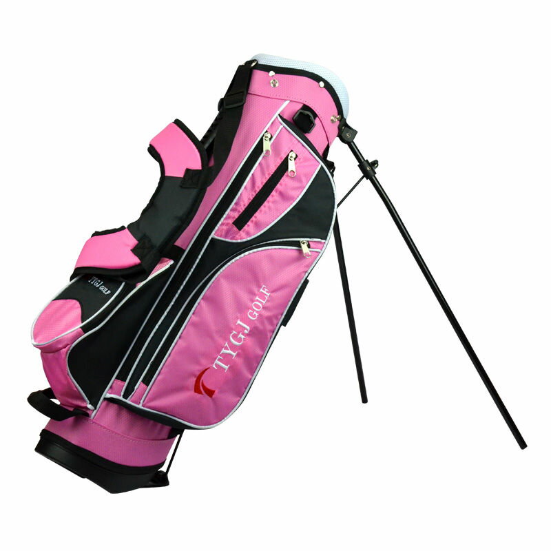 高爾夫球包 TTYGJ 高爾夫球包 球袋 兒童支架包 球桿袋 裝備包 三色可選 粉色