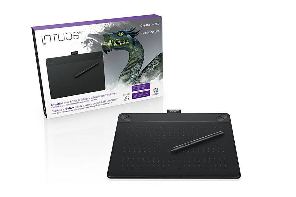 <br/><br/>  ☆宏華資訊廣場☆ Wacom Intuos 3D with ZBrushCore CTH-690 加贈筆盒<br/><br/>