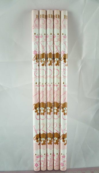 【震撼精品百貨】Sugarbunnies 蜜糖邦尼 鉛筆 5入粉英文 震撼日式精品百貨