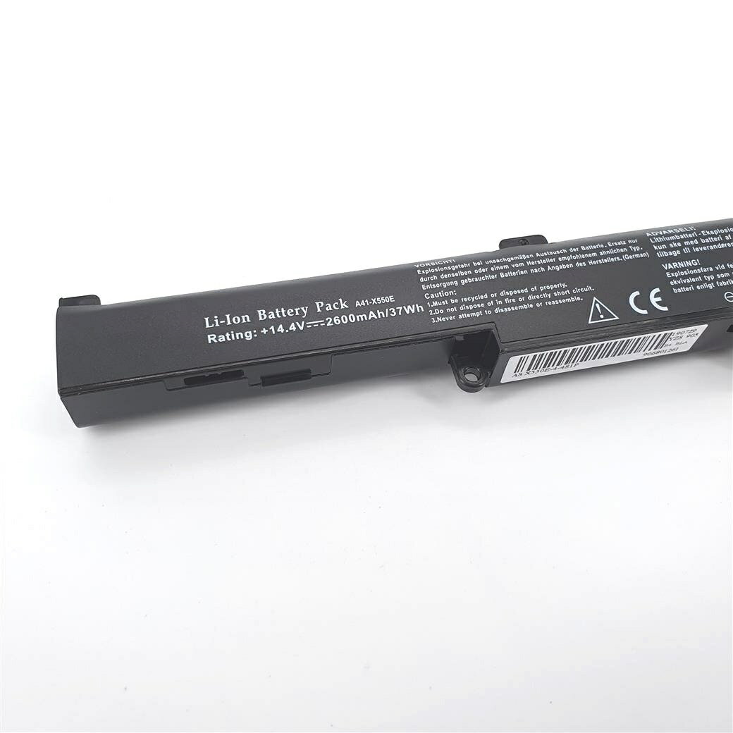 Batteria Vhbw Li-Ion 2200mAh 14.4V – Sostituisce A41-X550E Per ASUS F550D, X750L E Altri