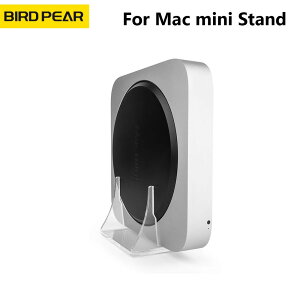 【日本代購】BIRD PEAR 垂直支架適用於 Mac Mini PC 壓克力辦公室筆記型電腦桌面支架防滑支架適用於 MacBook Air pro 筆記型電腦支架