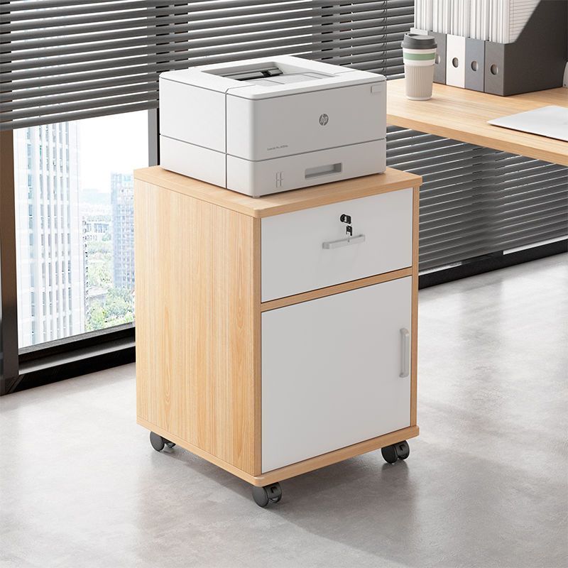 抽屜櫃 辦公室文件櫃資料櫃桌下可移動多層抽屜儲物櫃落地式矮櫃檔案櫃子-快速出貨
