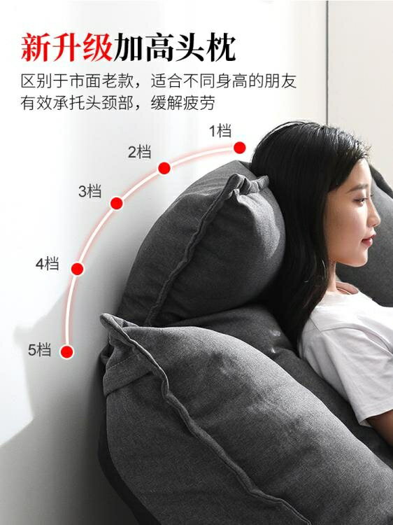 懶人沙發 臥室網紅款雙人懶人小沙發小戶型地上單人落地折疊兩用榻榻米床 宜品居家