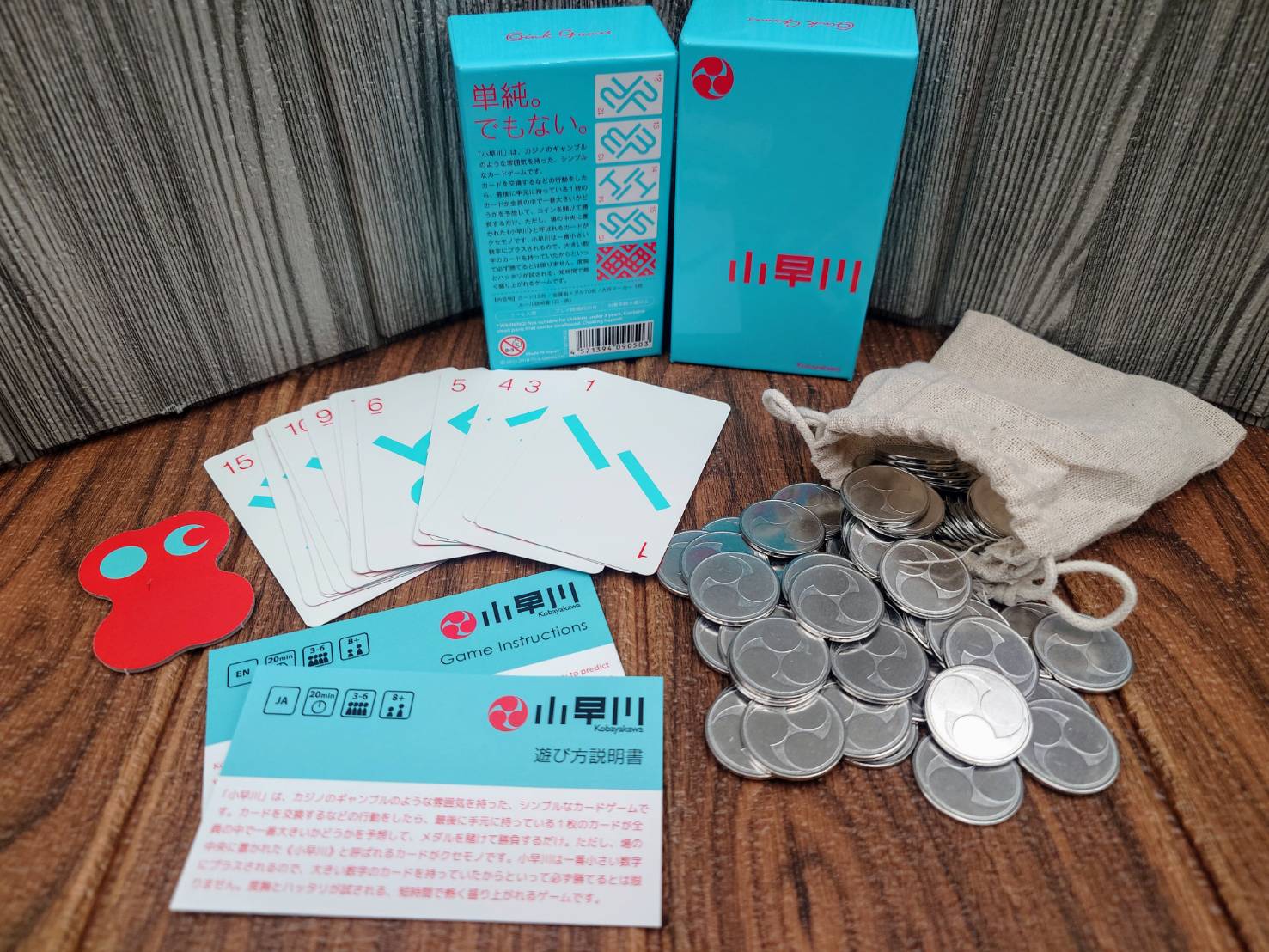 桌遊侍】 小早川Kobayakawa 附繁體中文說明書《免運.再送充足牌套》 實體店面快速出貨小早川.吹牛遊戲.益智遊戲| 桌遊侍直營店|
