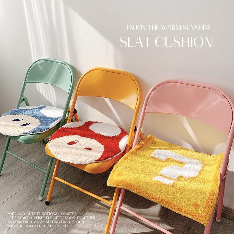 🔥雙12驚喜禮🔥超級馬里歐仿羊絨坐墊 買2送1