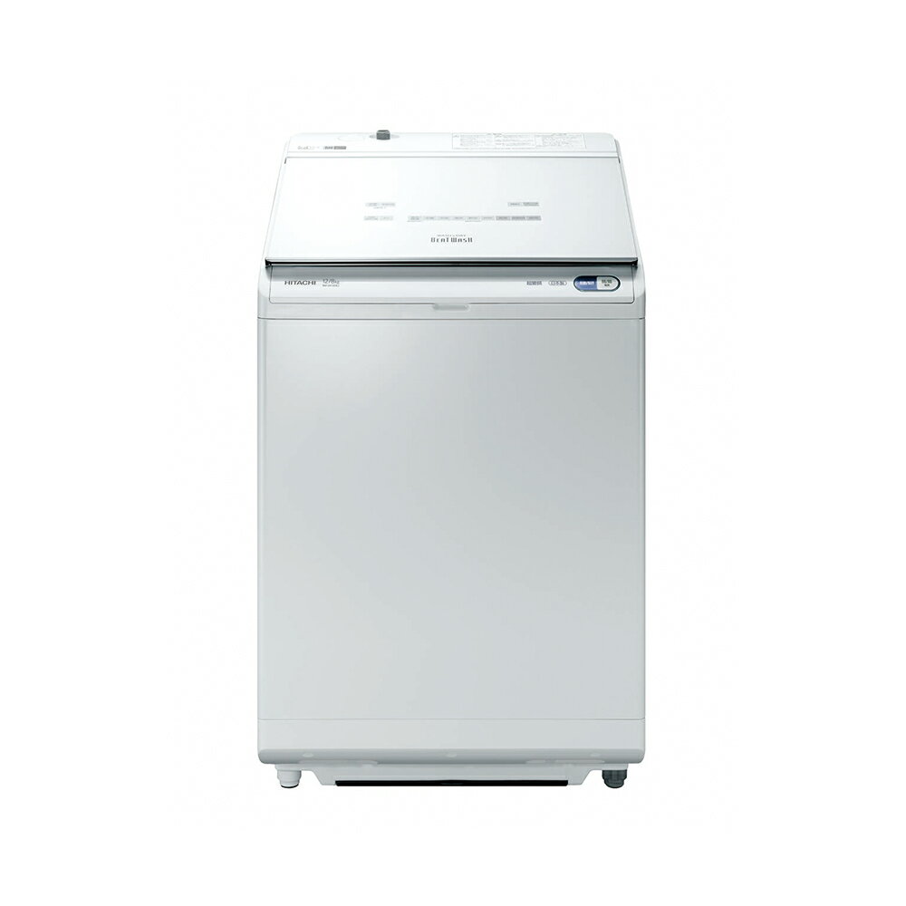 【HITACHI 日立】12KG 變頻直立洗脫烘洗衣機 琉璃白｜含基本安裝【三井3C】