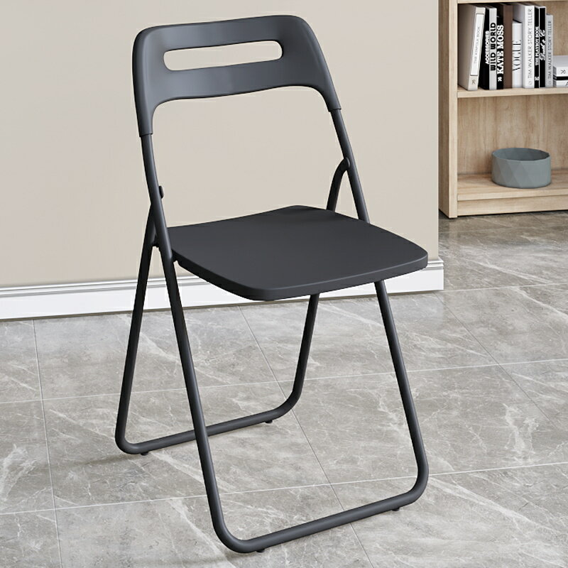 折疊椅 靠背椅 辦公椅 折疊椅子凳子靠背塑料便攜簡約宿舍創意電腦辦公家用戶外成人餐椅『JJ2232』
