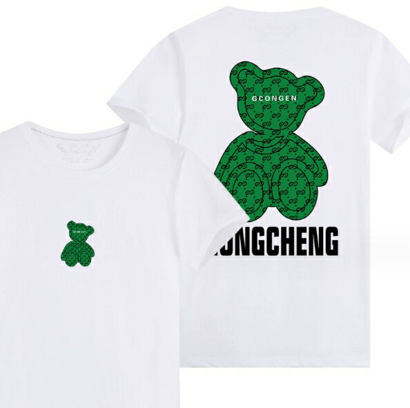 親子裝 純棉T恤 小熊 短袖T恤 短T 全家福 團體服 童裝一家三口 一家四口 全家裝 母女裝 班服 櫻桃嚴選 3