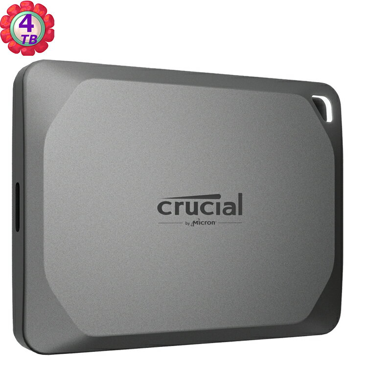 Crucial X9 Pro 4TB 4T SSD 1050MB/s CT4000X9PROSSD9 外接行動固態硬碟