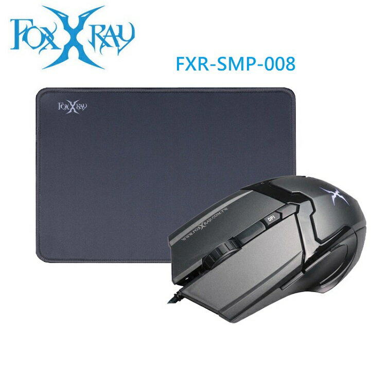 FOXXRAY FXR-SMP-008 灰夜獵狐電競滑鼠組合包 [富廉網]
