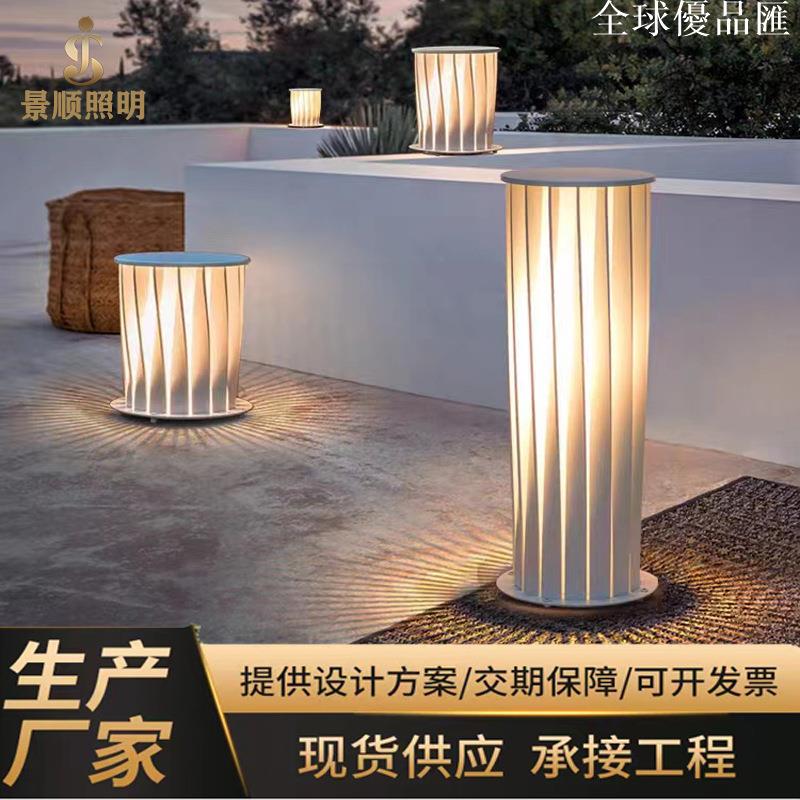【全球優品匯】太陽能庭院燈草坪燈戶外防水簡約庭院景觀室外日式花園落地小品燈