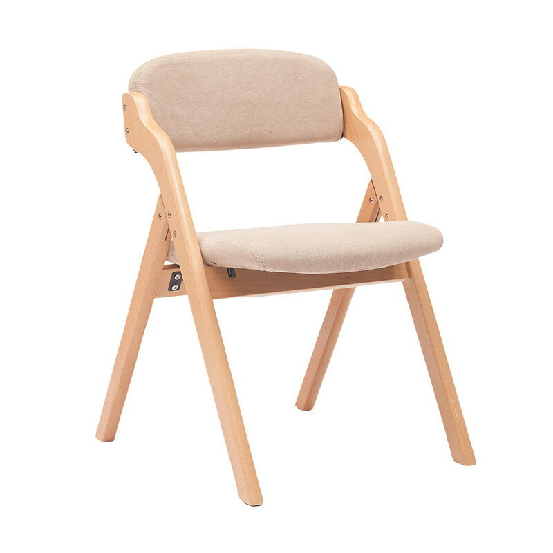 家用簡約實木折疊椅無需安裝戶外野餐露營便攜式凳子
