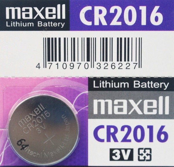 maxell CR2016 鈕扣型鋰電池 3V/一顆入(促40) 水銀電池 手錶電池-傑梭