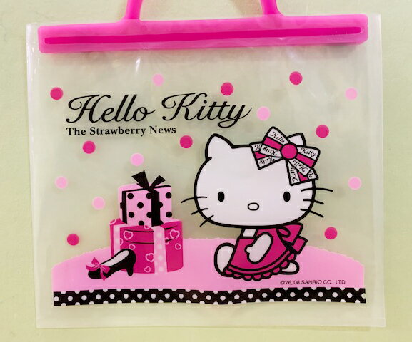 【震撼精品百貨】凱蒂貓 Hello Kitty 日本SANRIO三麗鷗 KITTY 手提收納袋-粉#18124 震撼日式精品百貨