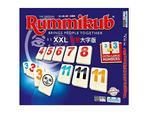 拉密XXL 大字版 Rummikub XXL 繁體中文版 高雄龐奇桌遊 正版桌遊專賣 哿哿屋