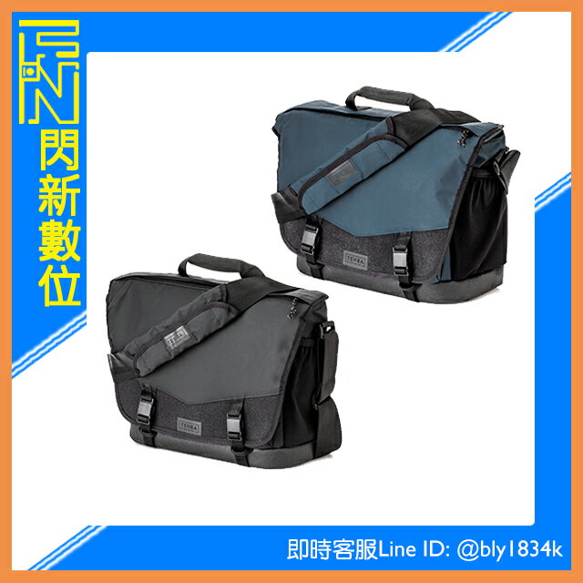 Tenba 天霸 Tenba DNA 13 DSLR Messenger Bag 特使肩背包 2021 DNA13 相機包 攝影包 黑/藍(公司貨)【APP下單4%點數回饋】