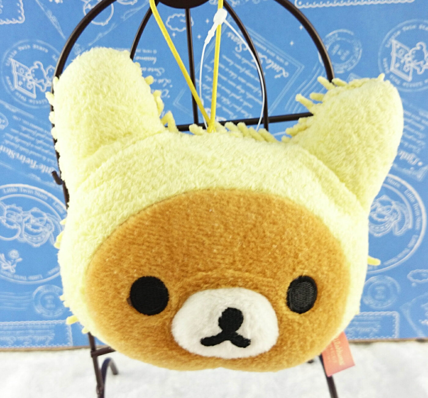 【震撼精品百貨】Rilakkuma San-X 拉拉熊懶懶熊 吊飾 黃 震撼日式精品百貨
