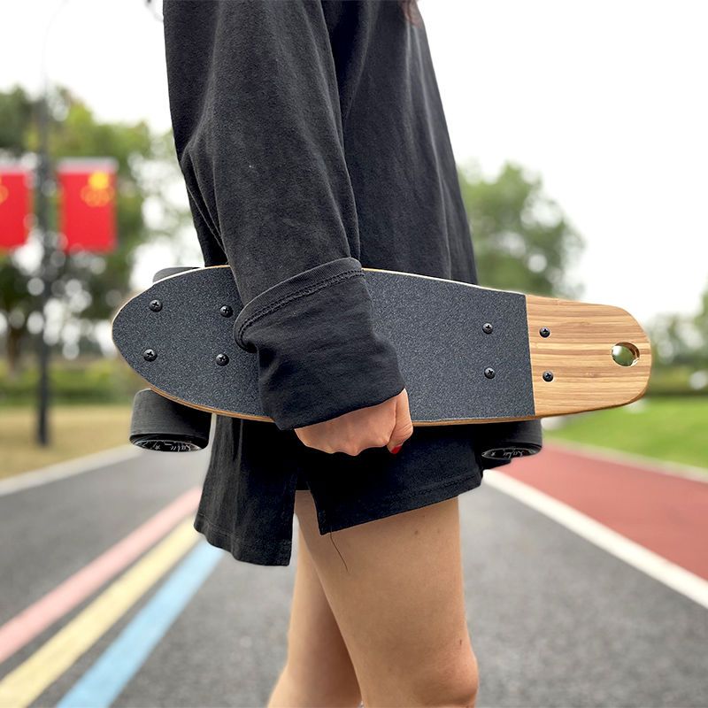 卡律代步迷你小滑板 小魚板 便攜四輪滑板 成人男女兒童刷街公路代步