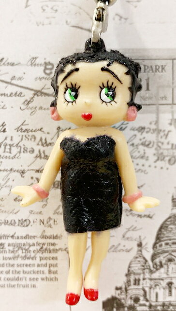 【震撼精品百貨】Betty Boop 貝蒂 貝蒂手機吊飾/吊飾-黑#00118 震撼日式精品百貨