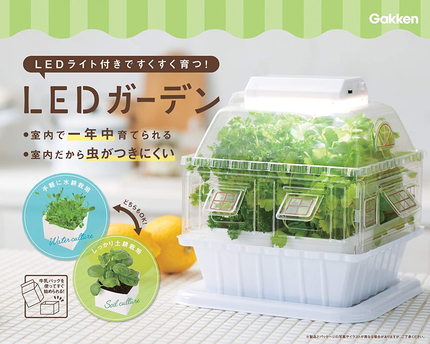 日本公司貨 Gakken Sta:Ful LED 室內 種菜機 水耕栽培 土耕栽培 種植機 蔬菜栽培 盆栽 開心農場 療癒小物 親子同樂 禮物 日本必買代購