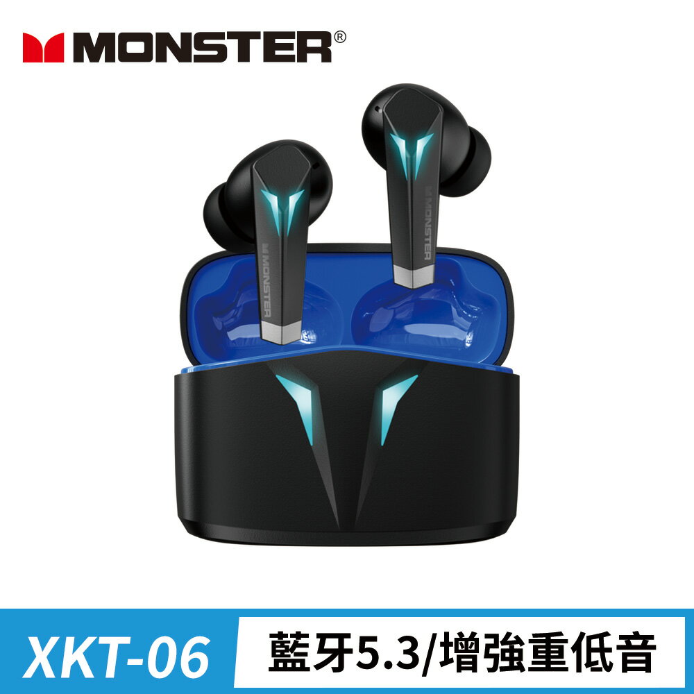 MONSTER 魔聲 MON-XKT06-BK 重低音藍牙耳機-富廉網