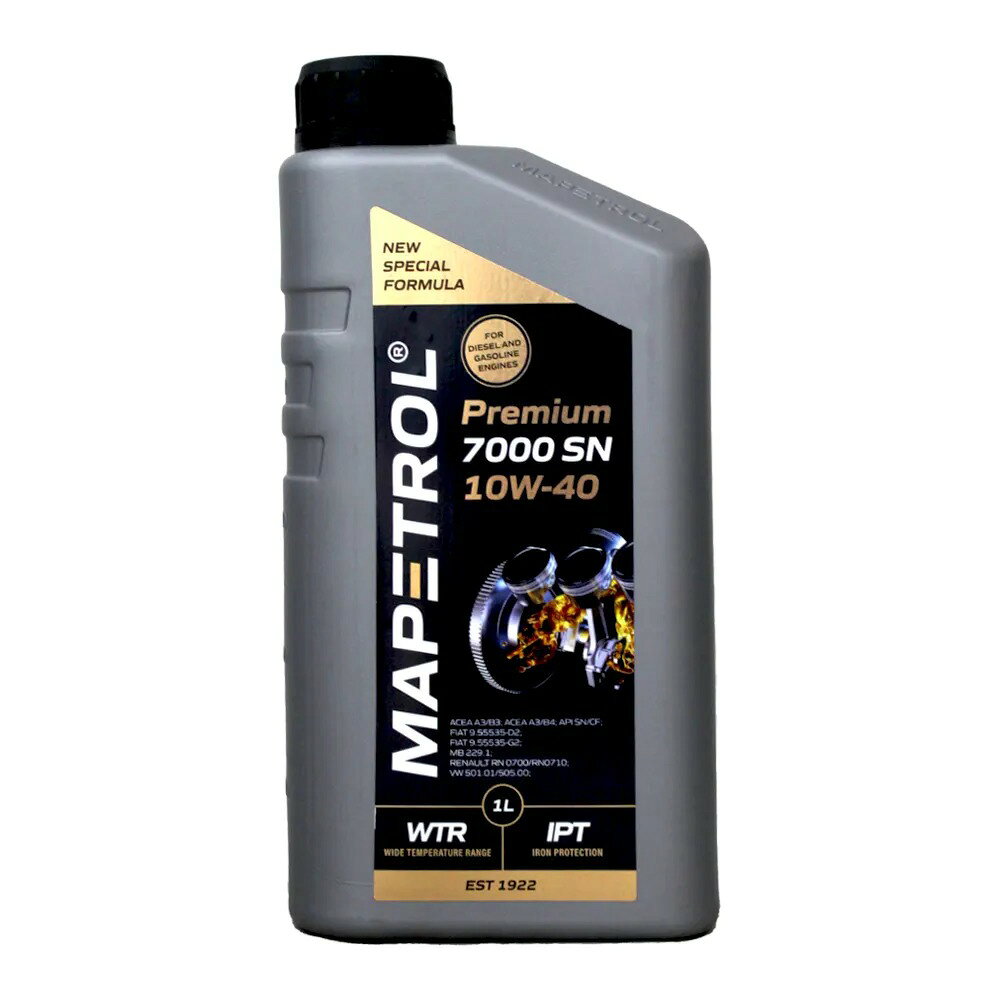 MAPETROL PREMIUM 7000 SN 10W40 頂級合成機油