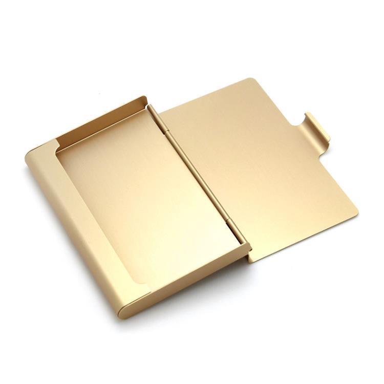 鋁合金名片盒信用卡盒銀行卡片盒名片夾商務禮品男女式名片收納盒隨身大容量創意男士 全館免運