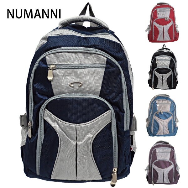 【NUMANNI】自然款大容量尼龍後背包 (五色)