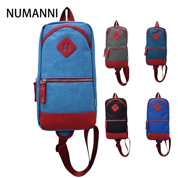 80-8132《AEDHWA 愛德華》豬鼻子帆布腰包/單肩胸包 (五色)