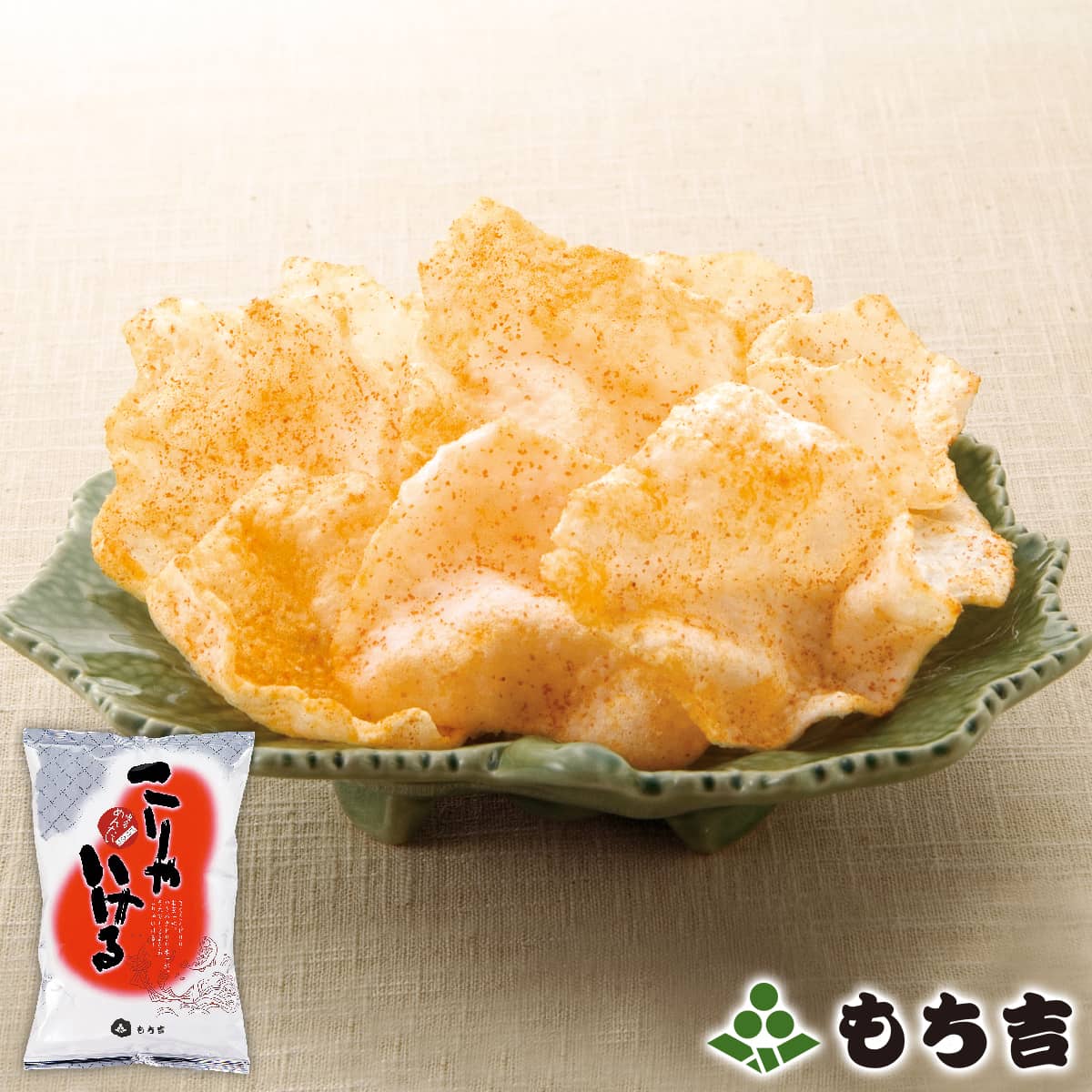 Mochikichi もち吉 這樣一定行 明太子口味(80g)【100％日本國產米】日本必買 | 日本樂天熱銷