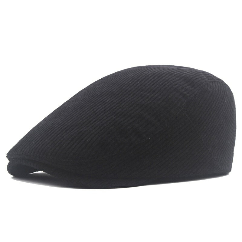 鴨舌帽貝雷帽-秋季休閒復古時尚男女帽子4色74ir7【米蘭精品】【獨家進口】