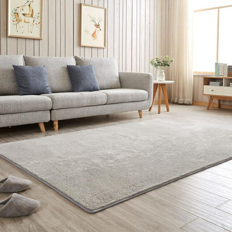 地毯客廳臥室簡約現代北歐沙發茶幾沙發床邊滿鋪可愛可機洗毛地毯【年終特惠】