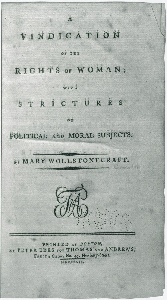 a vindication of the rights of woman full text