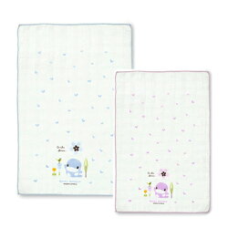 KUKU酷咕鴨 格子緹花紗布澡巾-2入(KU2384)顏色隨機出貨★衛立兒生活館★