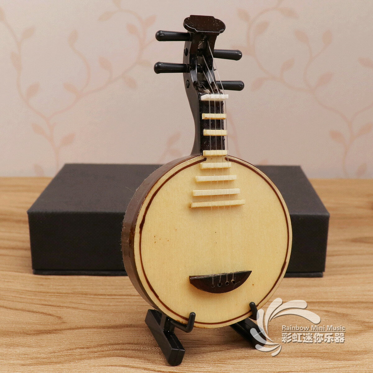 民樂古箏二胡琵琶柳琴迷你樂器模型擺件中阮葫蘆絲笙揚琴古琴竹笛 4