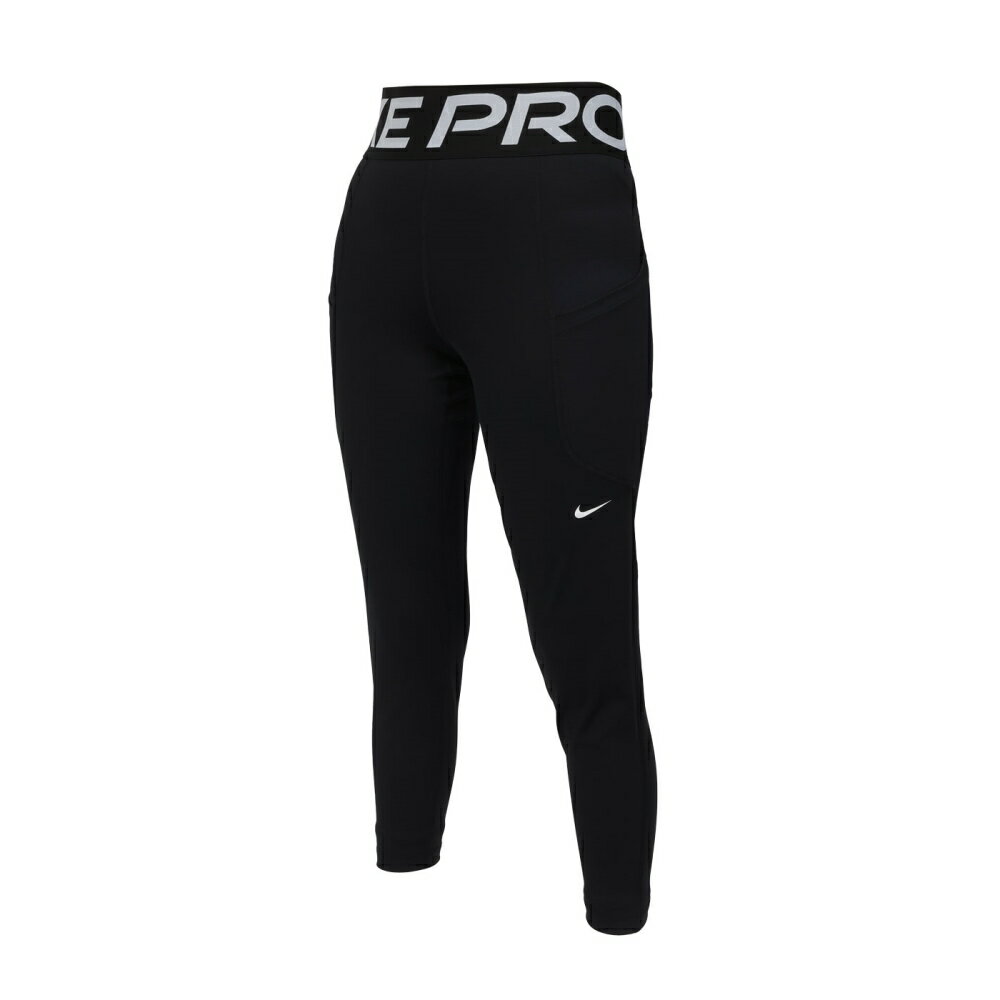 NIKE 女高腰附口袋九分緊身長褲(免運 Dri FIT 吸濕排汗 訓練 運動 健身「FV7389-010」≡排汗專家≡