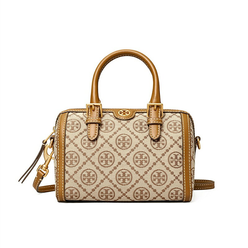 精選★TORY BURCH T MONOGRAM 提花迷你水桶包女士單肩包斜挎包 82939  (預購) ~【春季女王節 心動優惠 送禮首選★菲尼斯 國際精品3折起】 1