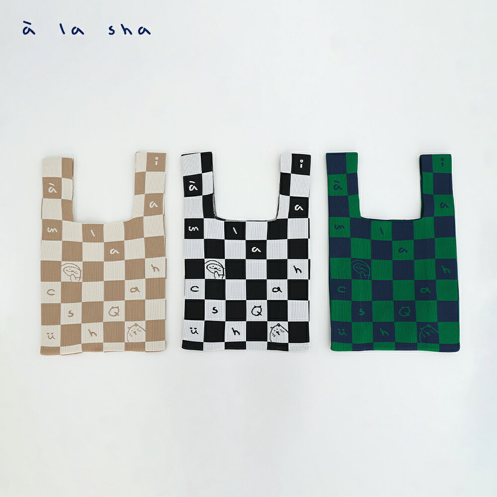 a la sha Logo針織包 3