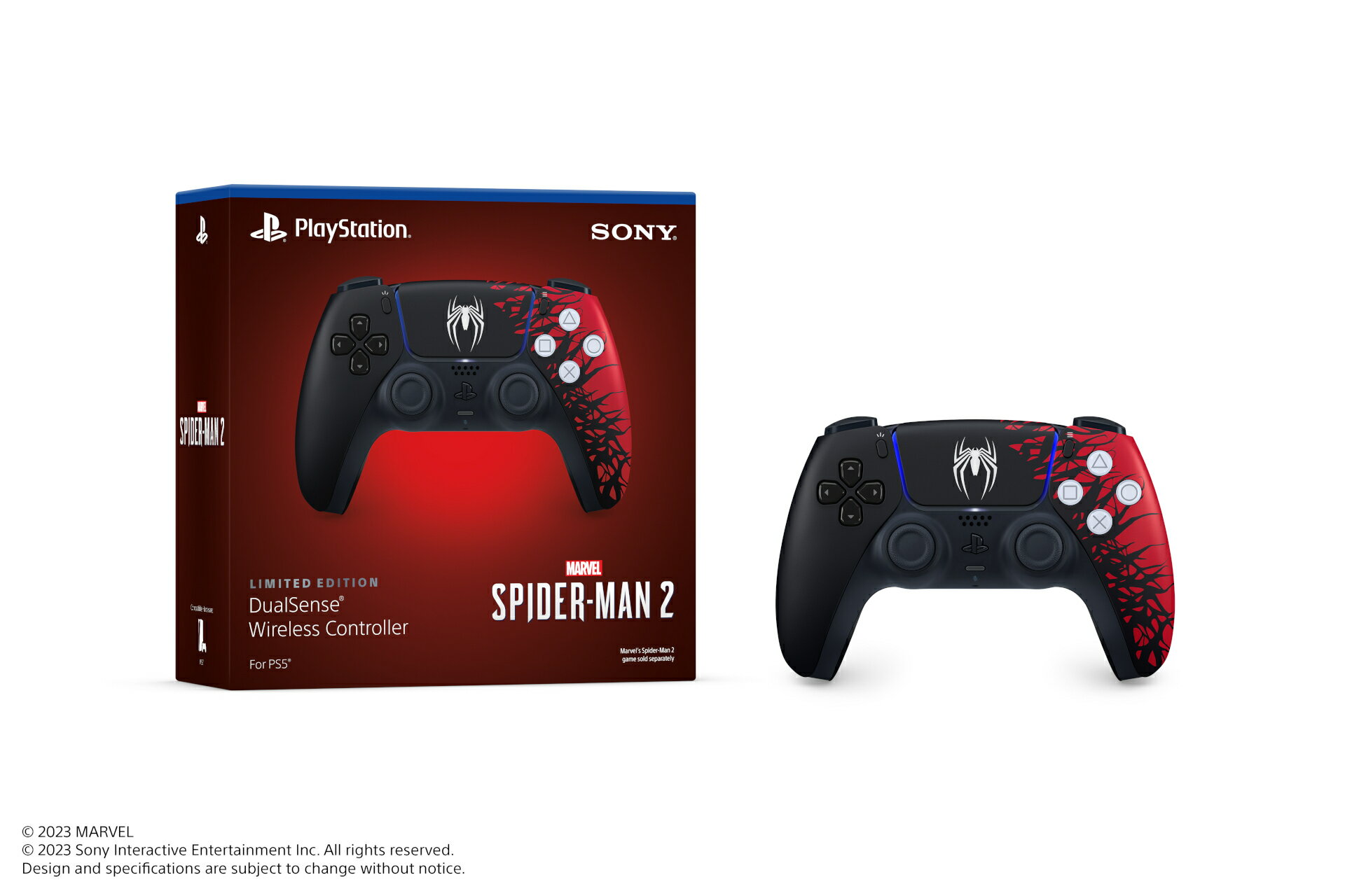 PS5 DualSense 無線控制器漫威蜘蛛人2 特仕款【現貨】【GAME休閒館