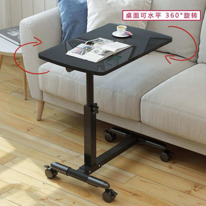 宿捨懶人桌 簡易書桌 家用臺式電腦桌 可移動床邊桌 可昇降小桌子 簡約床邊桌